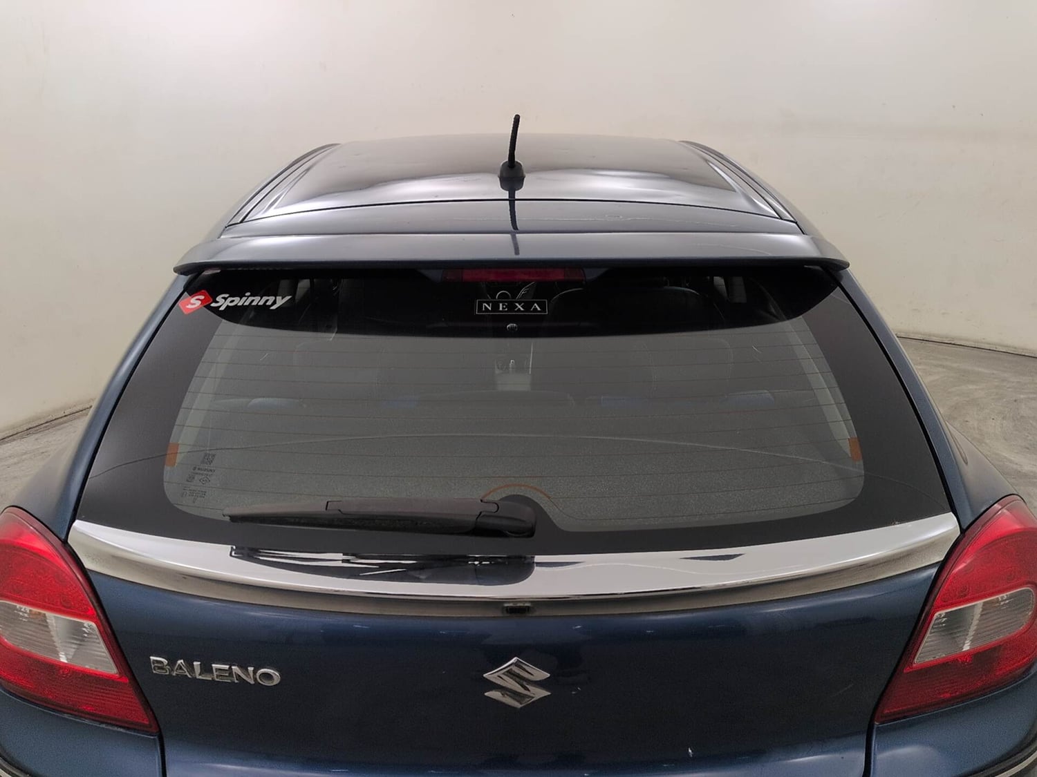 Used 2016 Maruti Suzuki Baleno Zeta 1.2 Petrol Manual exterior BACK WINDSHIELD VIEW