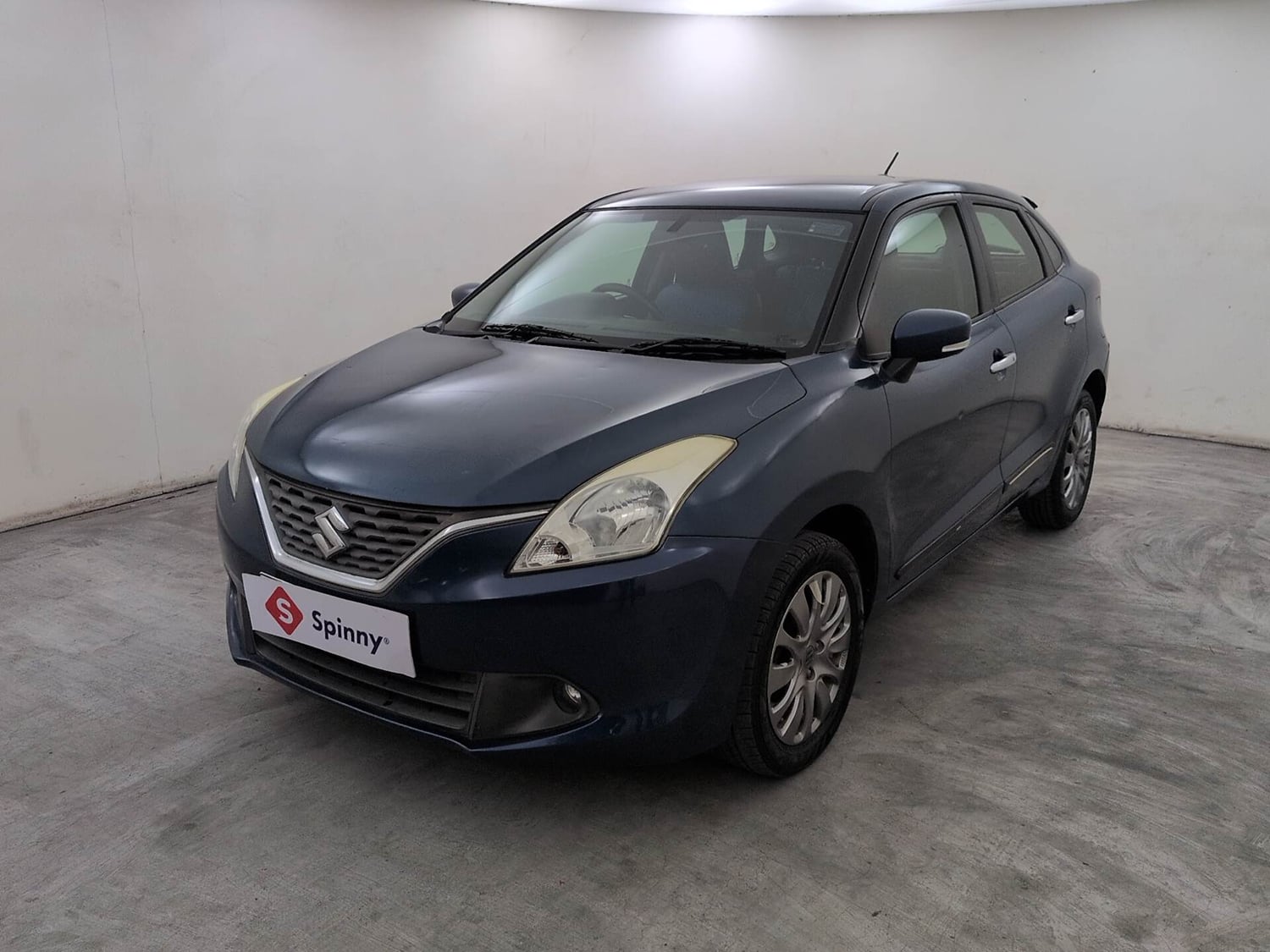 Used 2016 Maruti Suzuki Baleno Zeta 1.2 Petrol Manual exterior LEFT FRONT CORNER VIEW