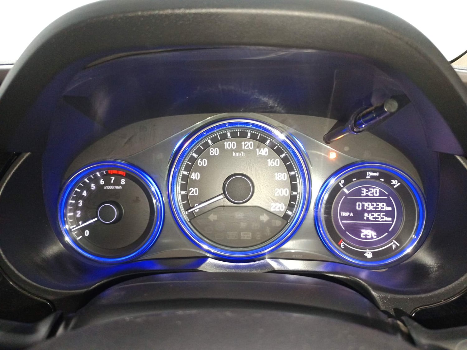 Used 2017 Honda City VX Petrol Manual interior CLUSTERMETER VIEW