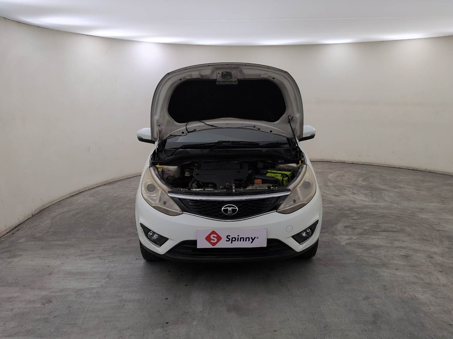 Used 2017 Tata Zest XMA Diesel Diesel Automatic engine ENGINE & BONNET OPEN FRONT VIEW