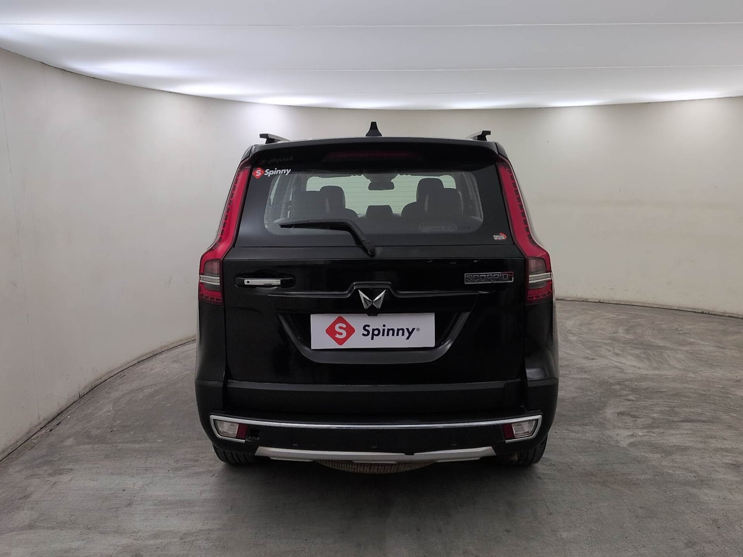 Used 2023 Mahindra Scorpio N Z8 L Petrol AT 7 STR Petrol Automatic exterior BACK VIEW