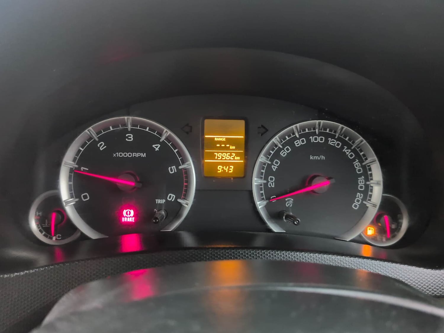 Used 2014 Maruti Suzuki Swift Dzire VDI Diesel Manual interior CLUSTERMETER VIEW