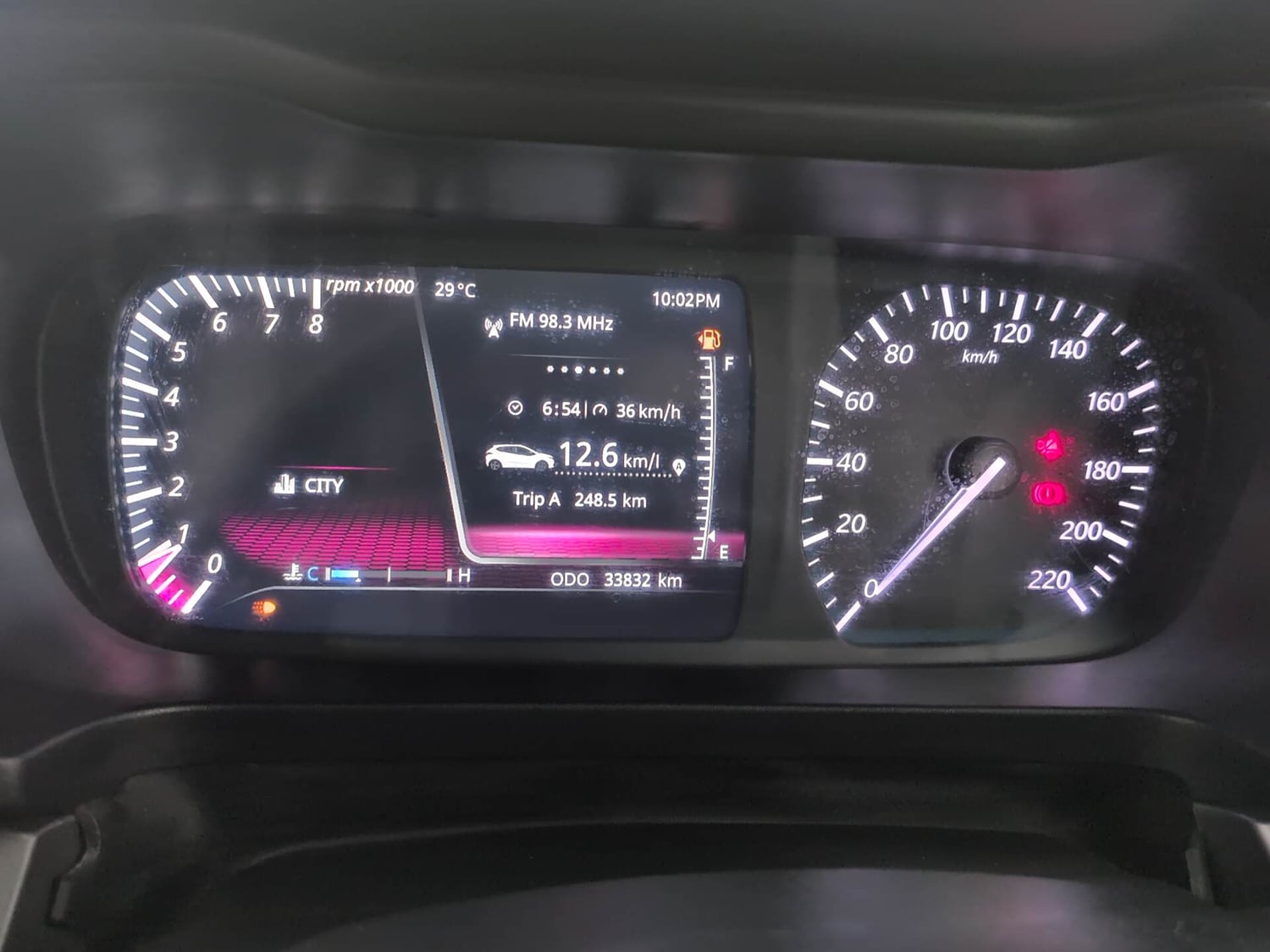 Used 2020 Tata Altroz XZ Petrol Petrol Manual interior CLUSTERMETER VIEW