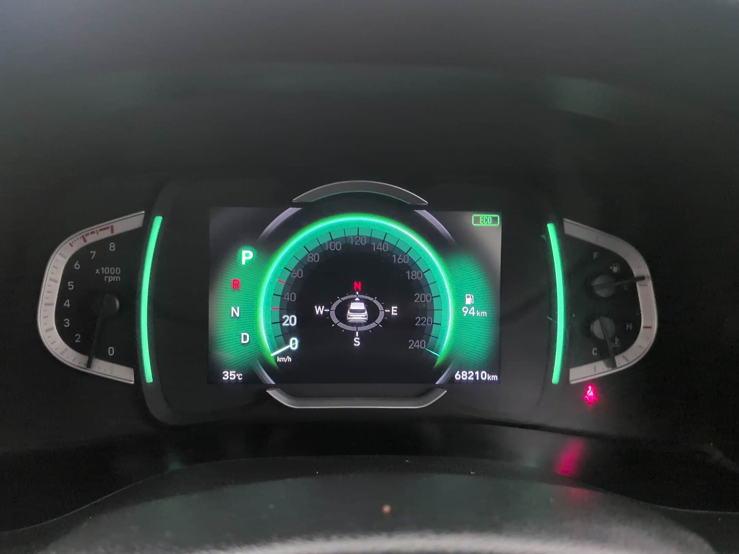 Used 2020 Hyundai Creta SX (O) 1.4 Turbo 7 DCT Petrol Automatic interior CLUSTERMETER VIEW