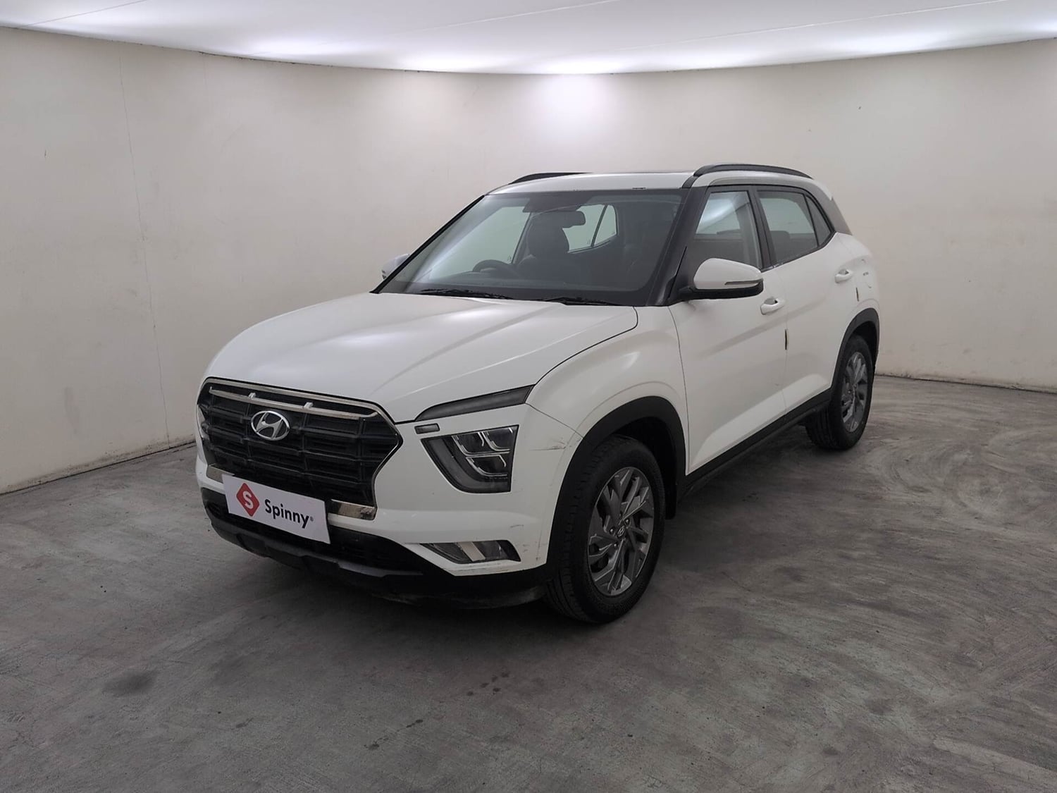 Used 2020 Hyundai Creta SX (O) 1.4 Turbo 7 DCT Petrol Automatic exterior LEFT FRONT CORNER VIEW