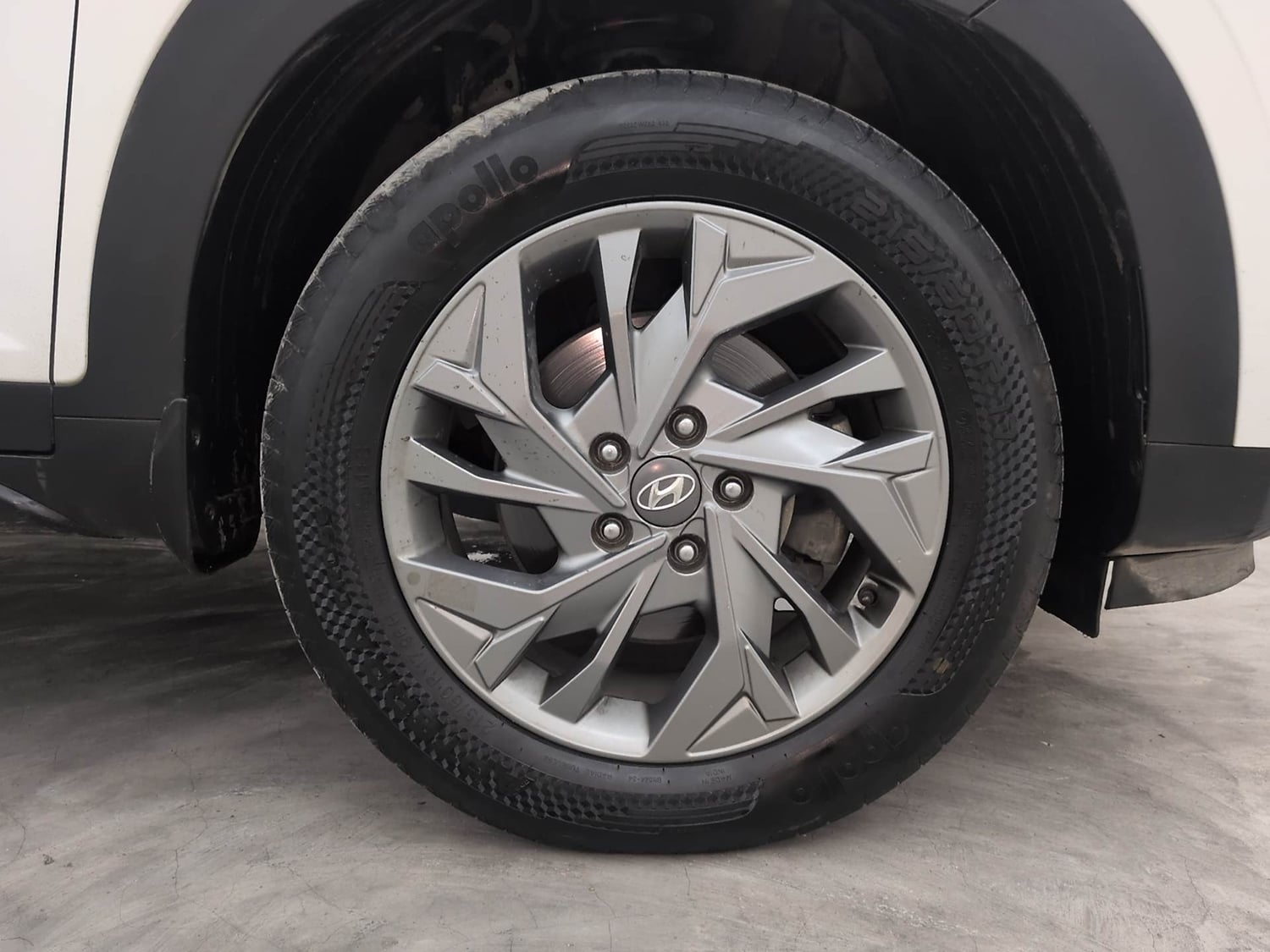Used 2020 Hyundai Creta SX (O) 1.4 Turbo 7 DCT Petrol Automatic tyres RIGHT FRONT TYRE RIM VIEW