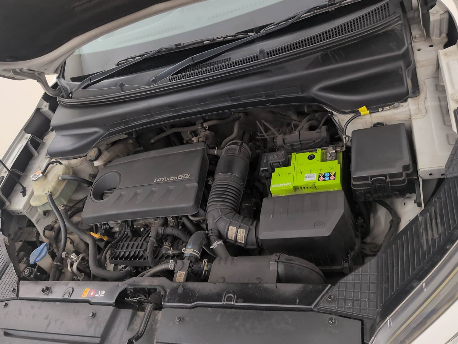 Used 2020 Hyundai Creta SX (O) 1.4 Turbo 7 DCT Petrol Automatic engine ENGINE LEFT SIDE VIEW