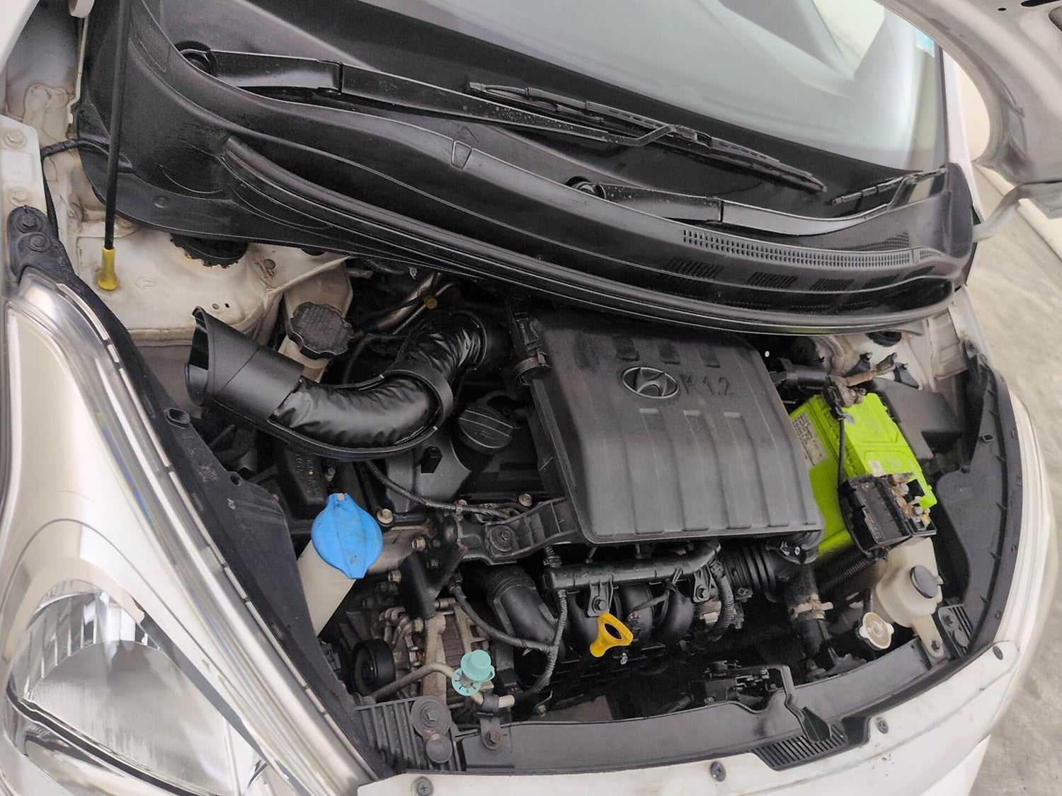 Used 2018 Hyundai Grand i10 Magna 1.2 Kappa VTVT Petrol Manual engine ENGINE RIGHT SIDE VIEW