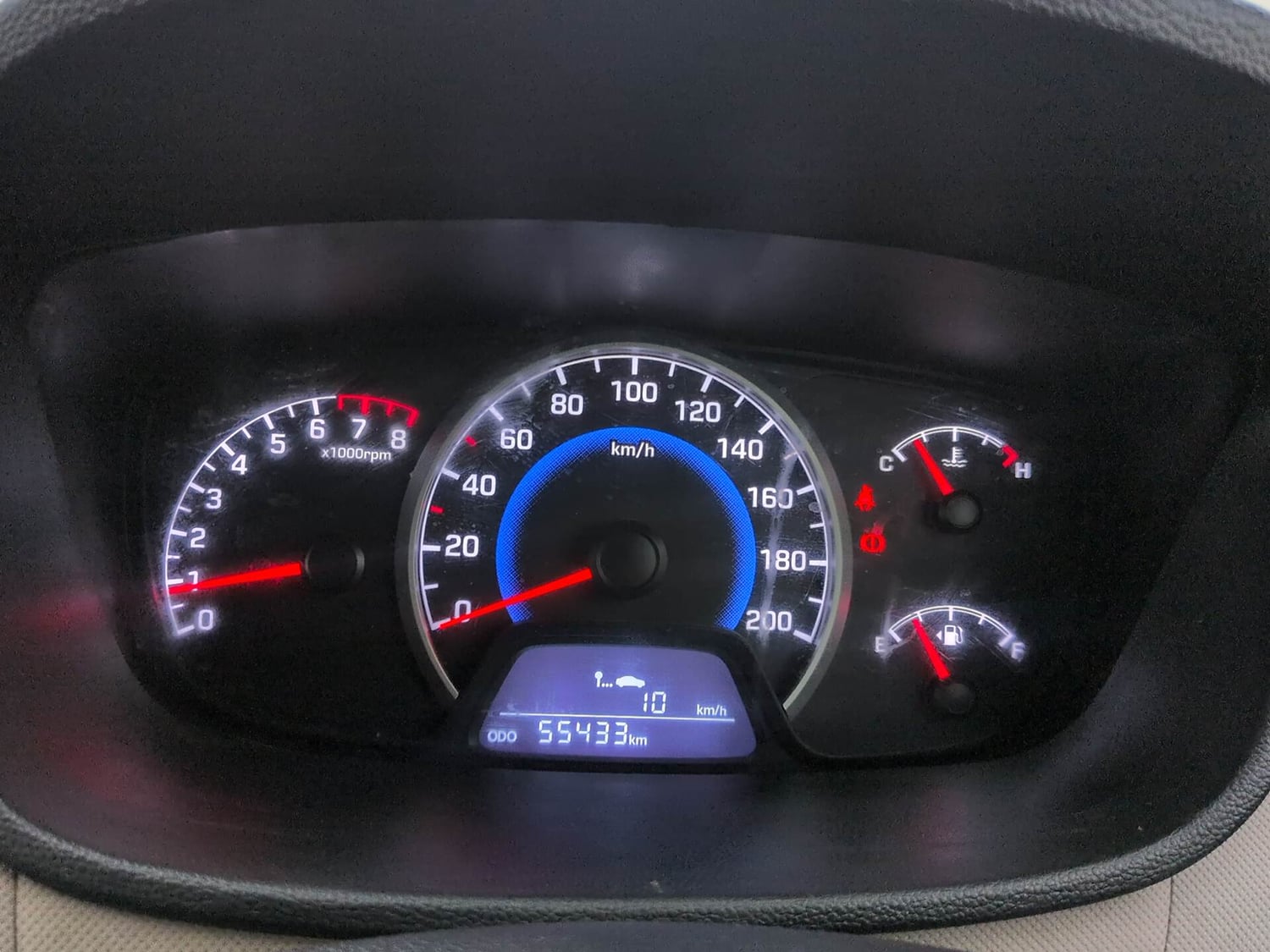 Used 2018 Hyundai Grand i10 Magna 1.2 Kappa VTVT Petrol Manual interior CLUSTERMETER VIEW