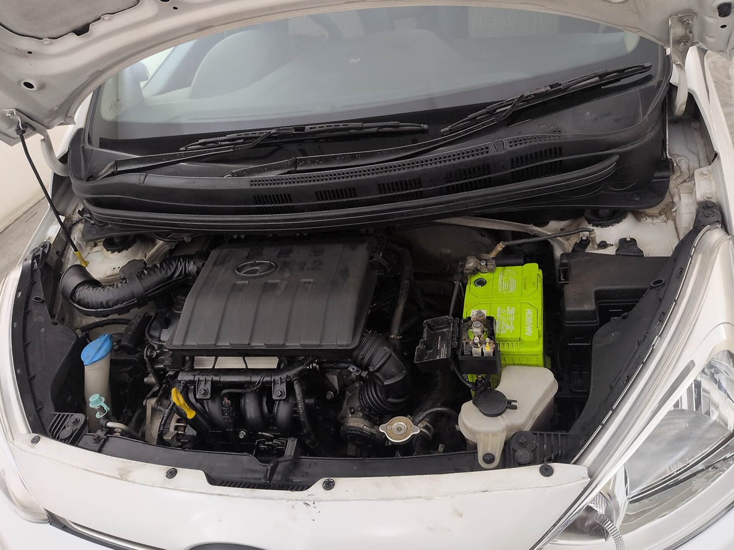 Used 2018 Hyundai Grand i10 Magna 1.2 Kappa VTVT Petrol Manual engine ENGINE LEFT SIDE VIEW