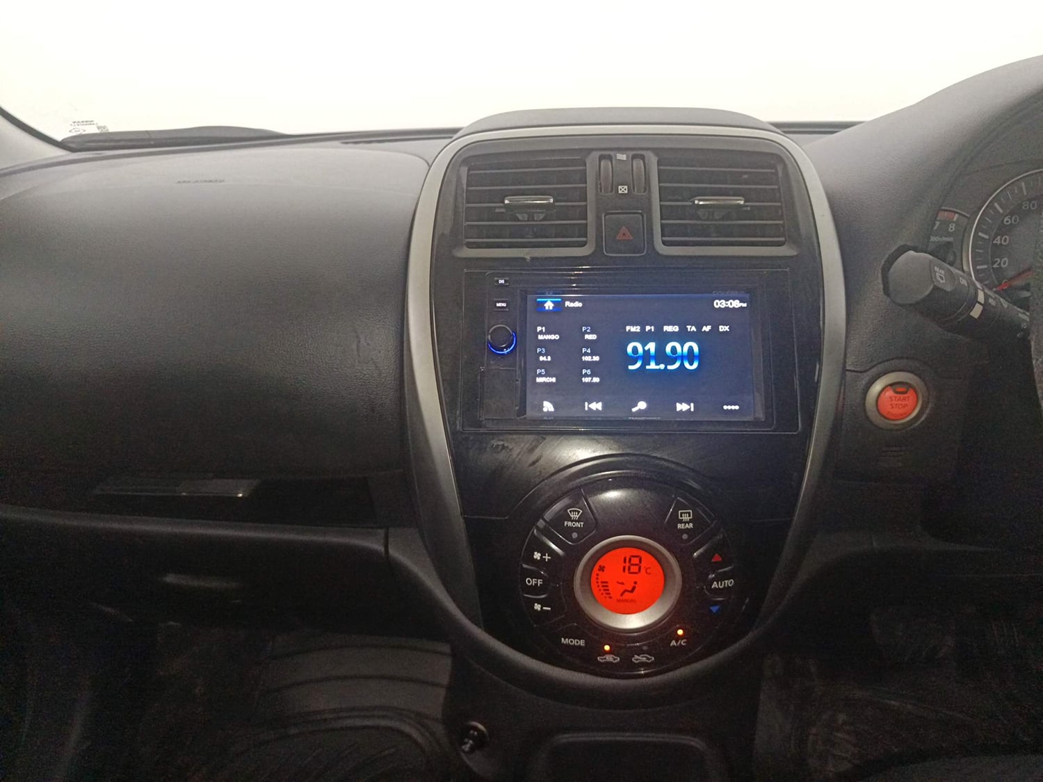 Used 2020 Nissan Micra XV CVT Petrol Automatic interior MUSIC SYSTEM & AC CONTROL VIEW