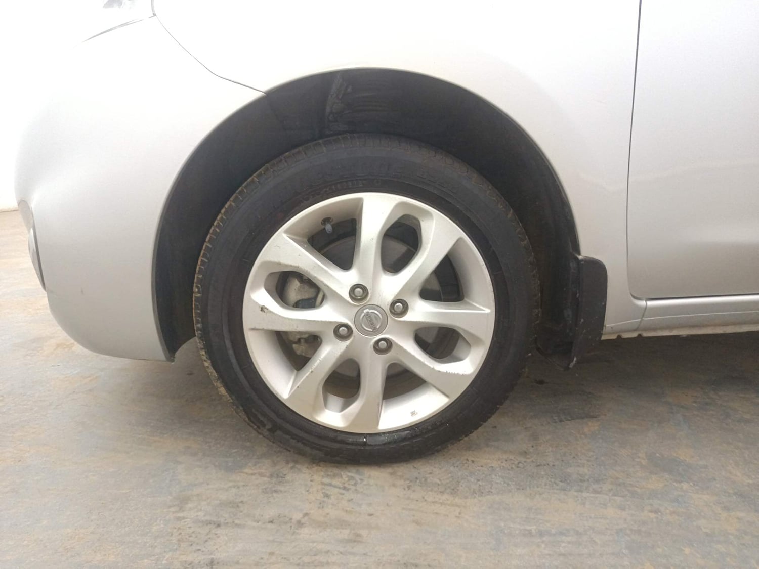 Used 2020 Nissan Micra XV CVT Petrol Automatic tyres LEFT FRONT TYRE RIM VIEW