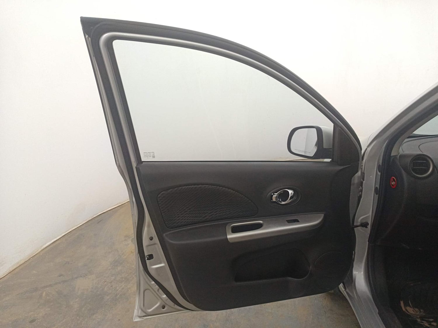 Used 2020 Nissan Micra XV CVT Petrol Automatic interior LEFT FRONT DOOR OPEN VIEW