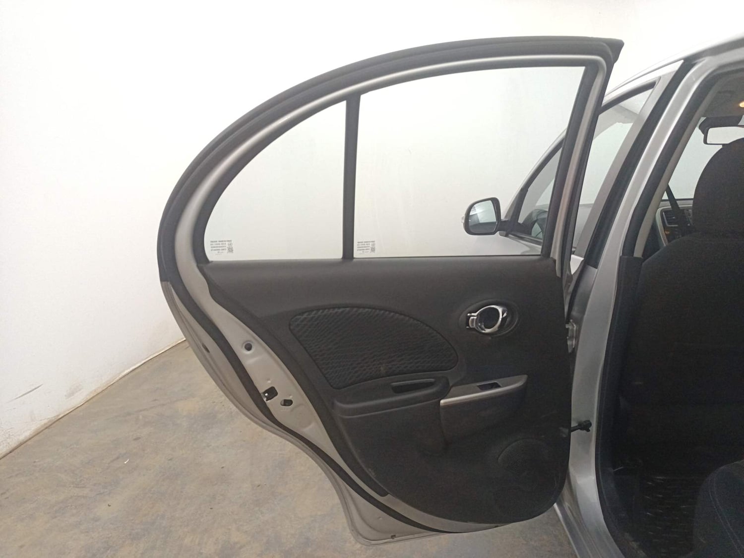 Used 2020 Nissan Micra XV CVT Petrol Automatic interior LEFT REAR DOOR OPEN VIEW