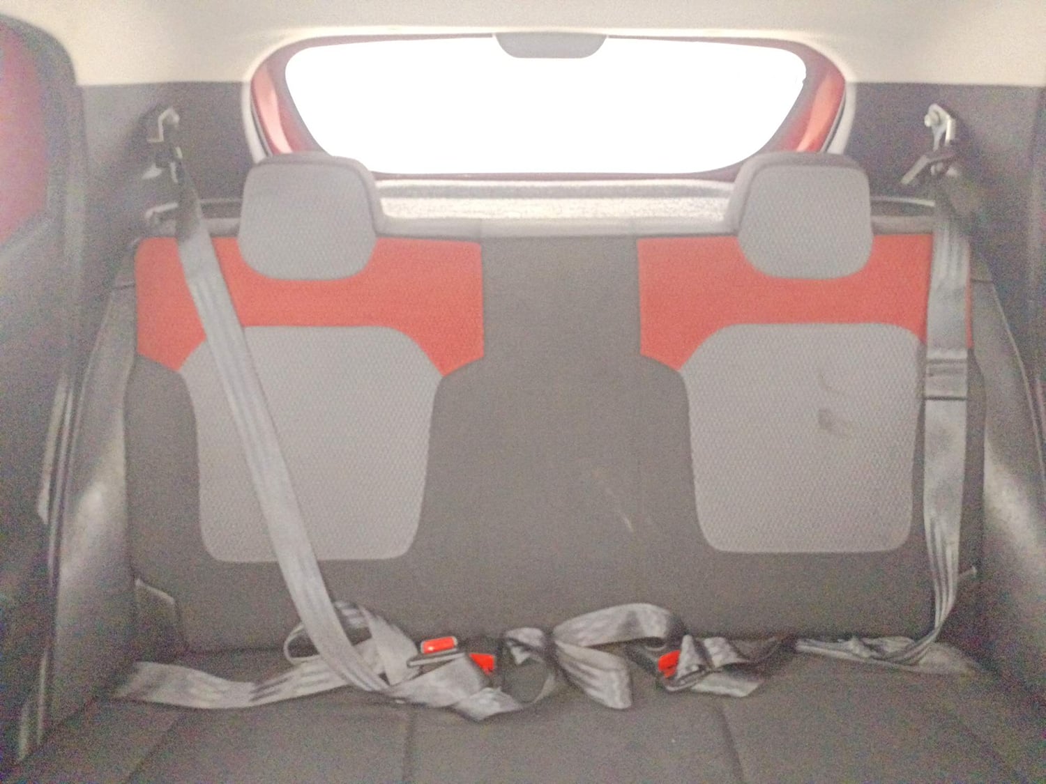 Used 2017 Renault Kwid 1.0 RXT AMT Opt Petrol Automatic interior REAR SEAT CONDITION VIEW