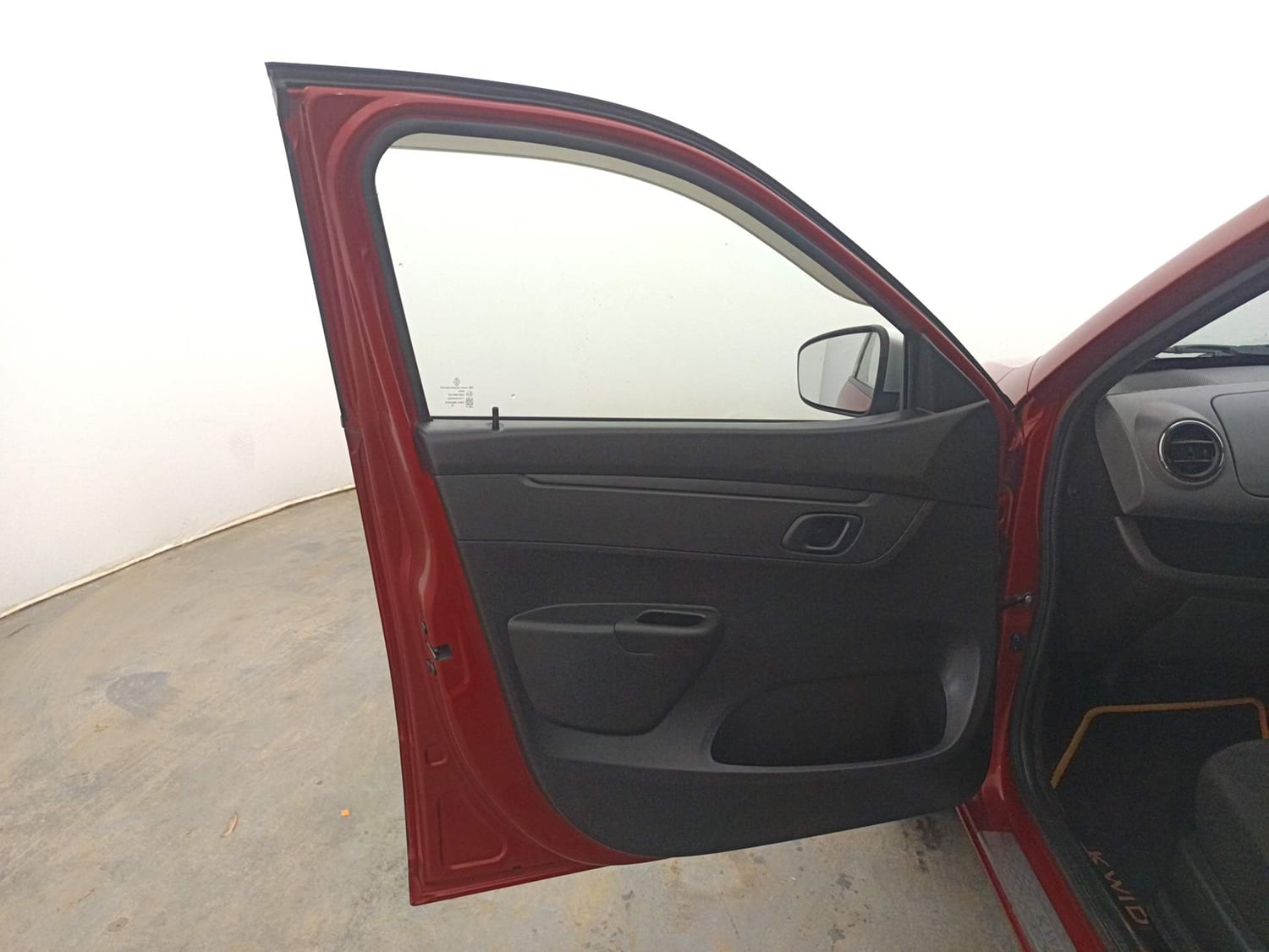 Used 2017 Renault Kwid 1.0 RXT AMT Opt Petrol Automatic interior LEFT FRONT DOOR OPEN VIEW