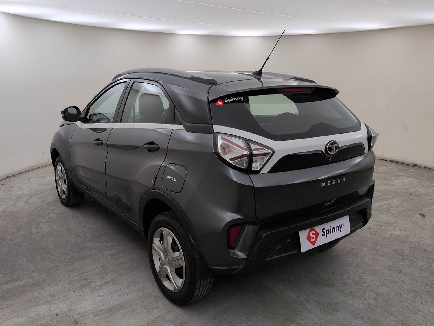 Used 2021 Tata Nexon XM (S) Diesel Diesel Manual exterior LEFT REAR CORNER VIEW