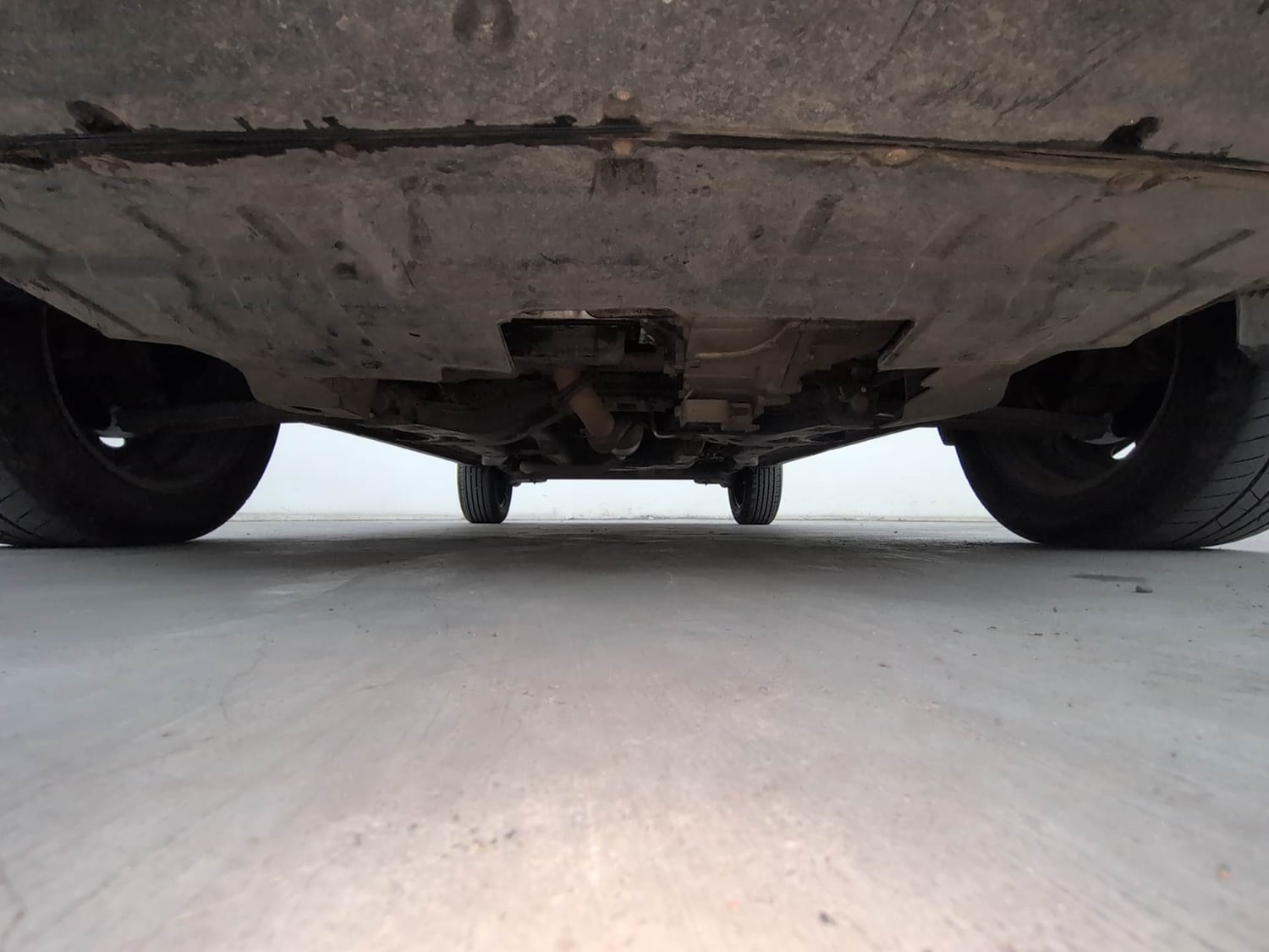 Used 2021 Tata Nexon XM (S) Diesel Diesel Manual extra FRONT LEFT UNDERBODY VIEW