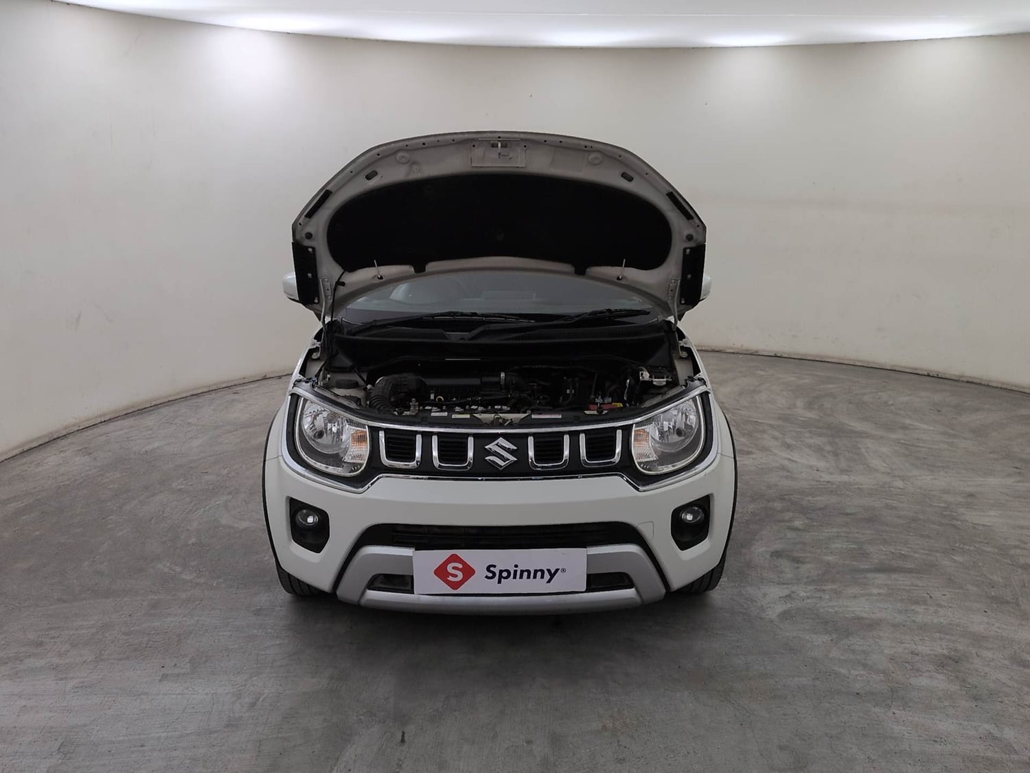 Used 2024 Maruti Suzuki Ignis Zeta 1.2 MT Petrol Manual engine ENGINE & BONNET OPEN FRONT VIEW