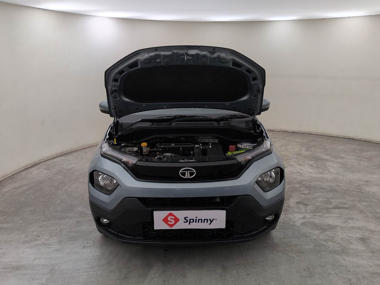 Used 2023 Tata Punch Adventure MT Petrol Manual engine ENGINE & BONNET OPEN FRONT VIEW