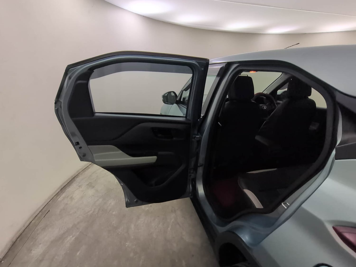 Used 2023 Tata Punch Adventure MT Petrol Manual interior LEFT REAR DOOR OPEN VIEW