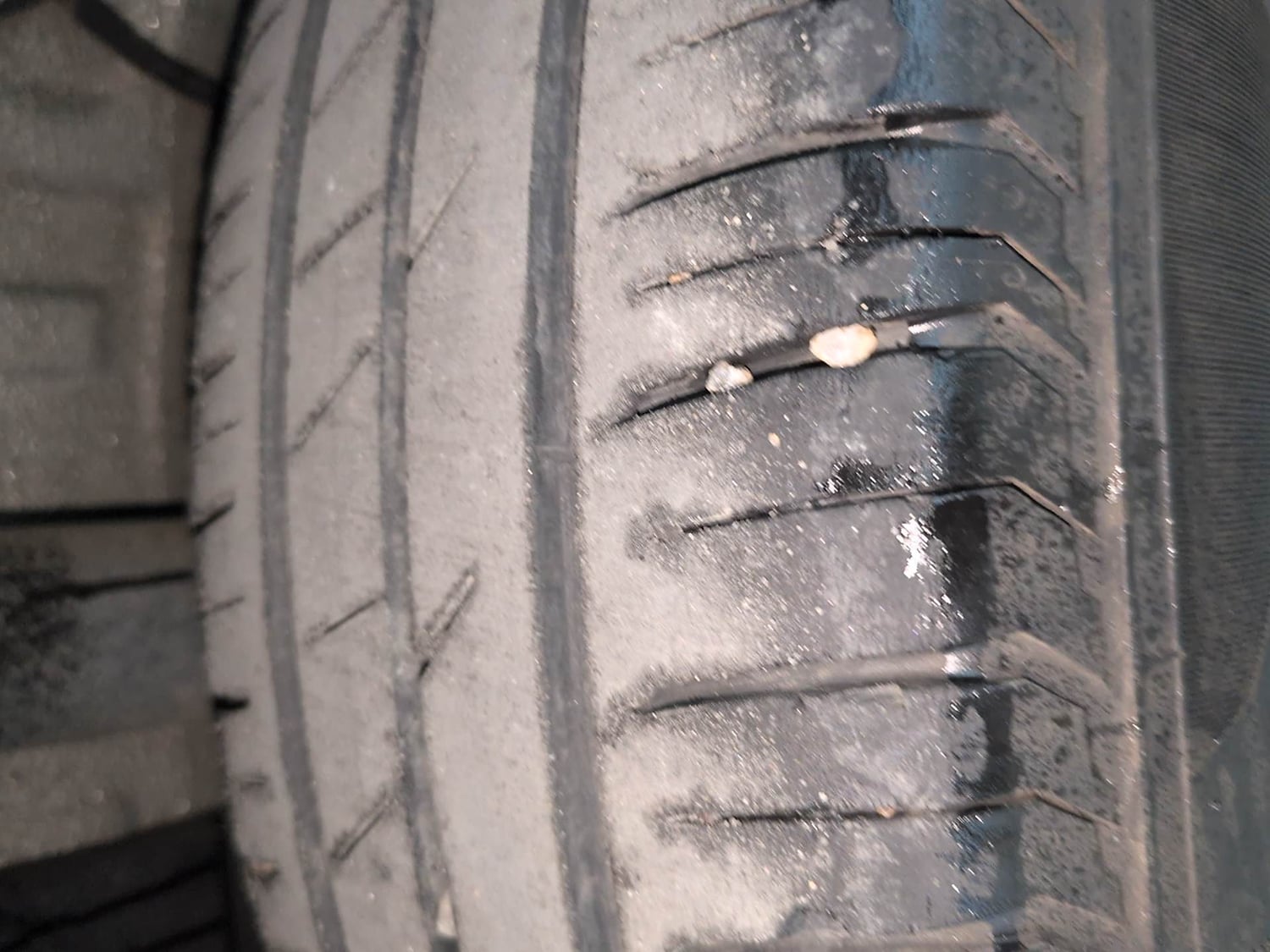 Used 2023 Tata Punch Adventure MT Petrol Manual tyres RIGHT REAR TYRE TREAD VIEW