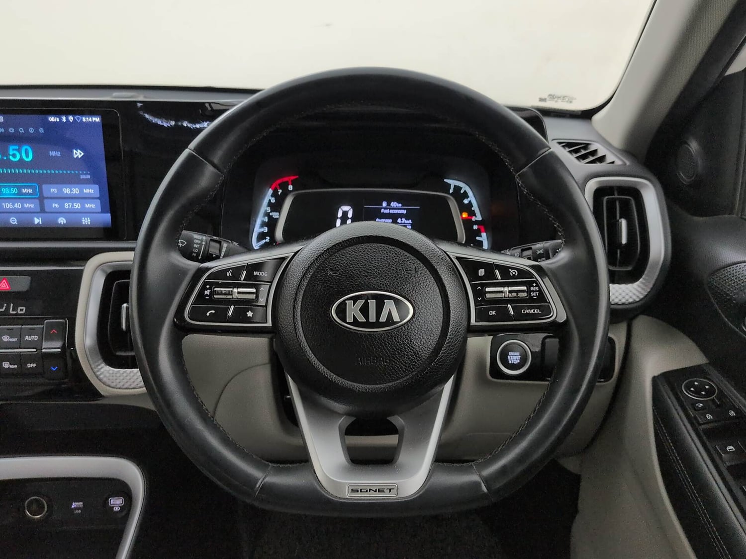 Used 2021 Kia Sonet HTX 1.0 iMT Petrol Manual interior STEERING VIEW