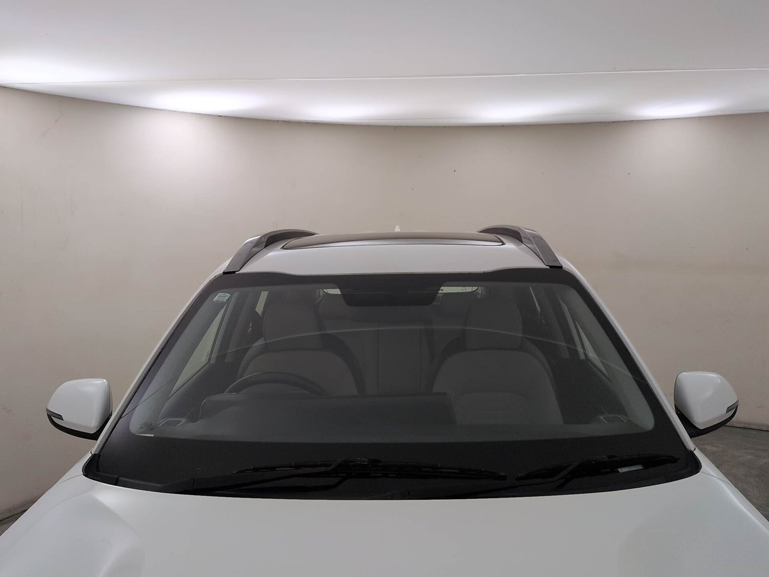 Used 2021 Kia Sonet HTX 1.0 iMT Petrol Manual exterior FRONT WINDSHIELD VIEW