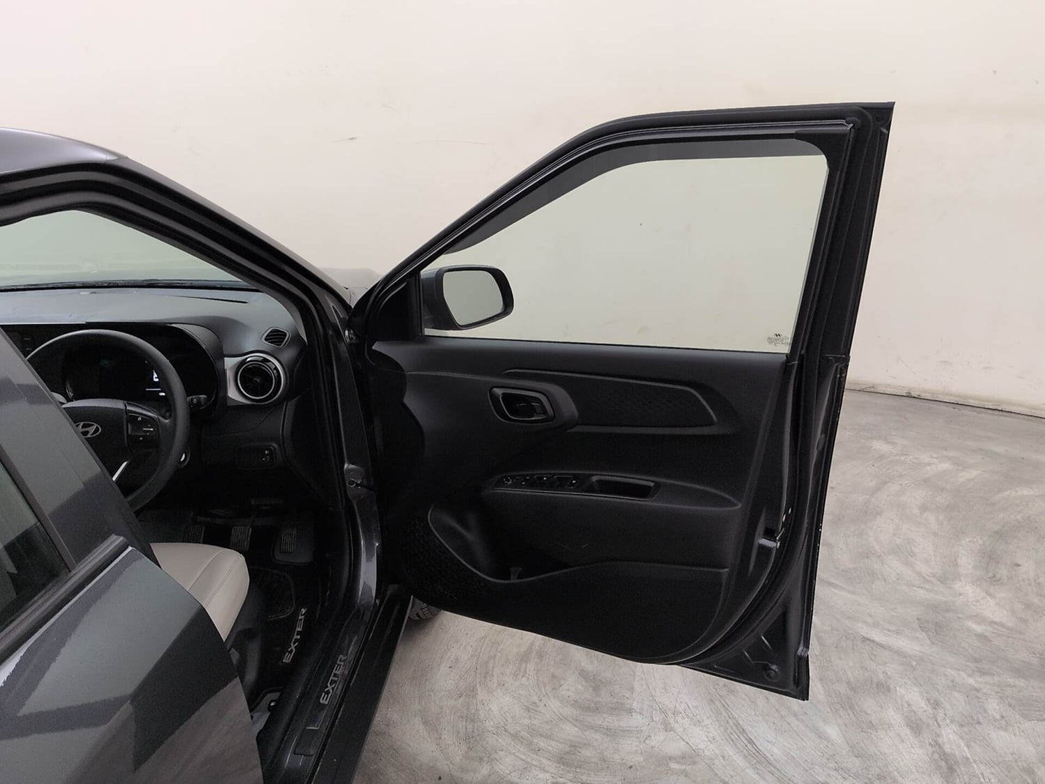 Used 2025 Hyundai Exter S 1.2 MT Petrol Manual interior RIGHT FRONT DOOR OPEN VIEW