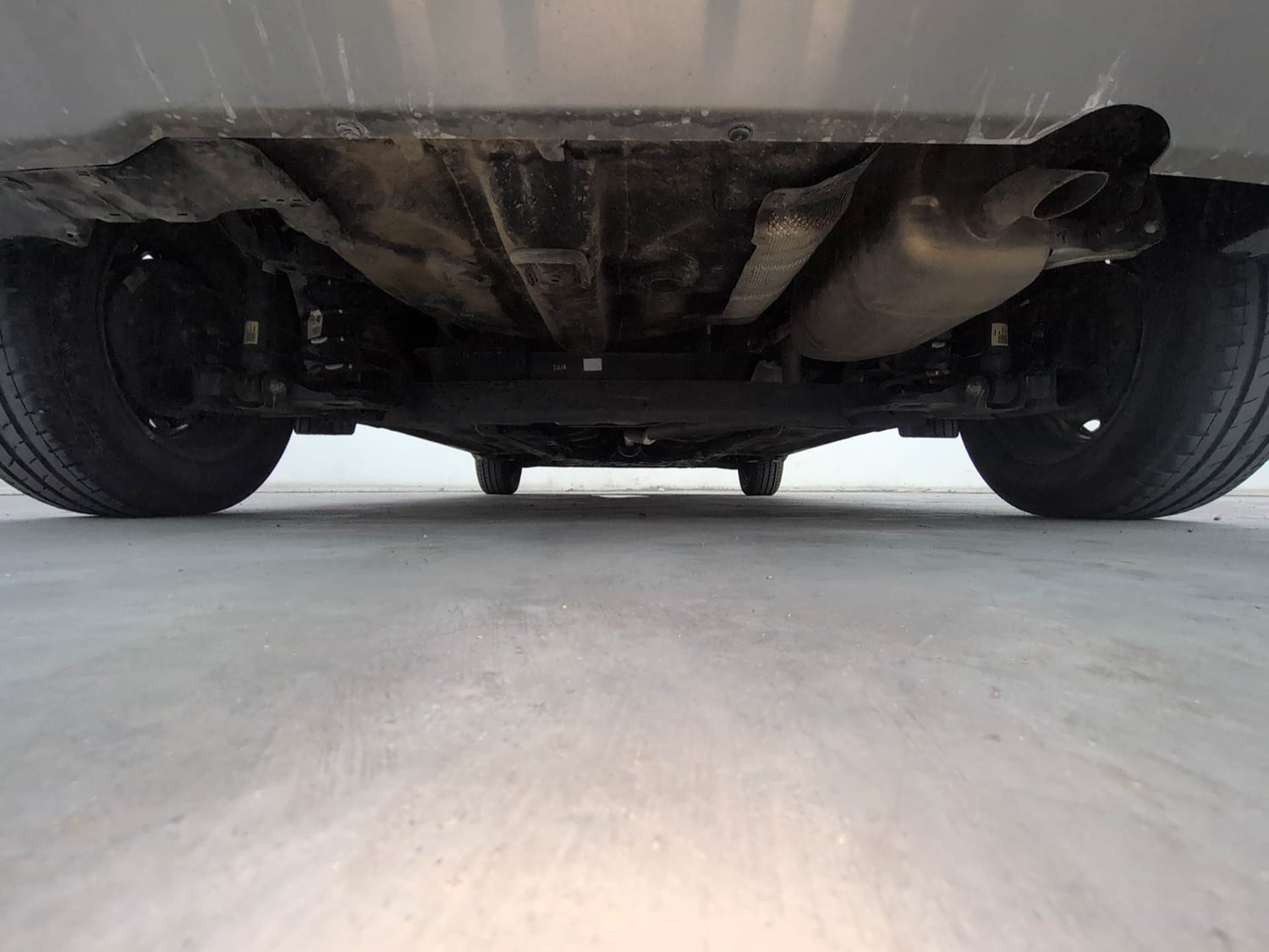 Used 2025 Hyundai Exter S 1.2 MT Petrol Manual extra REAR UNDERBODY VIEW (TAKEN FROM REAR)