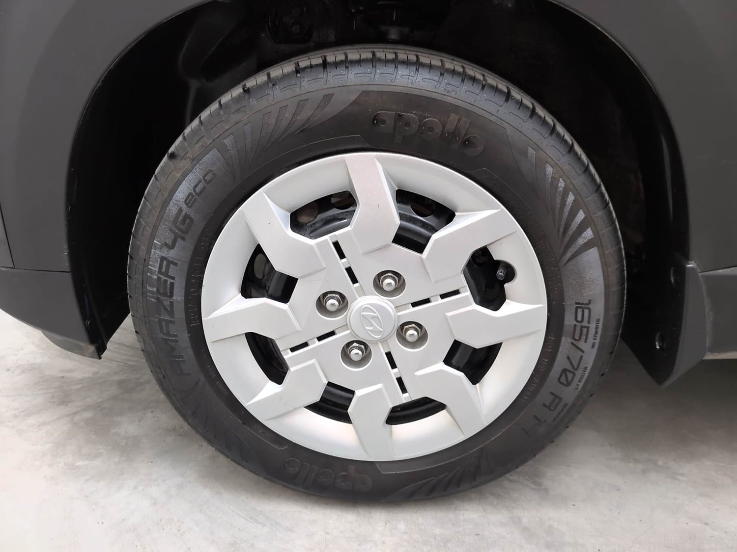 Used 2025 Hyundai Exter S 1.2 MT Petrol Manual tyres LEFT FRONT TYRE RIM VIEW