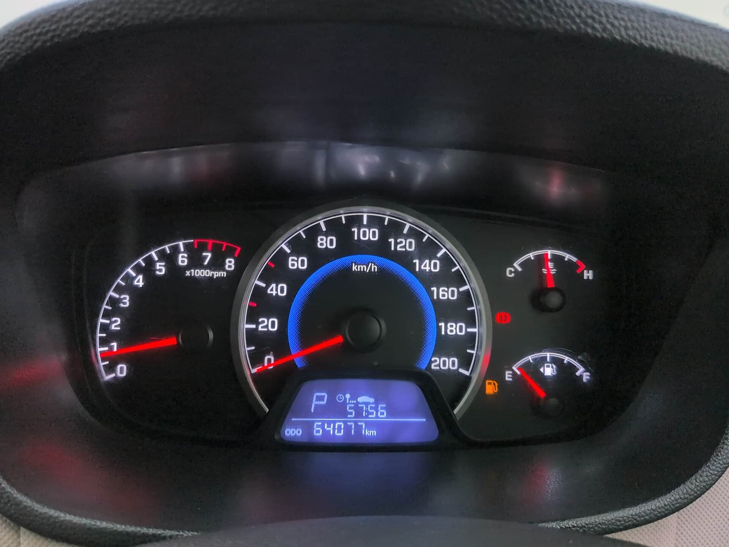 Used 2016 Hyundai Grand i10 Asta AT 1.2 Kappa VTVT (O) Petrol Automatic interior CLUSTERMETER VIEW