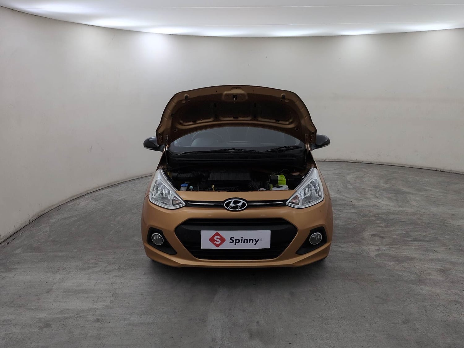 Used 2016 Hyundai Grand i10 Asta AT 1.2 Kappa VTVT (O) Petrol Automatic engine ENGINE & BONNET OPEN FRONT VIEW