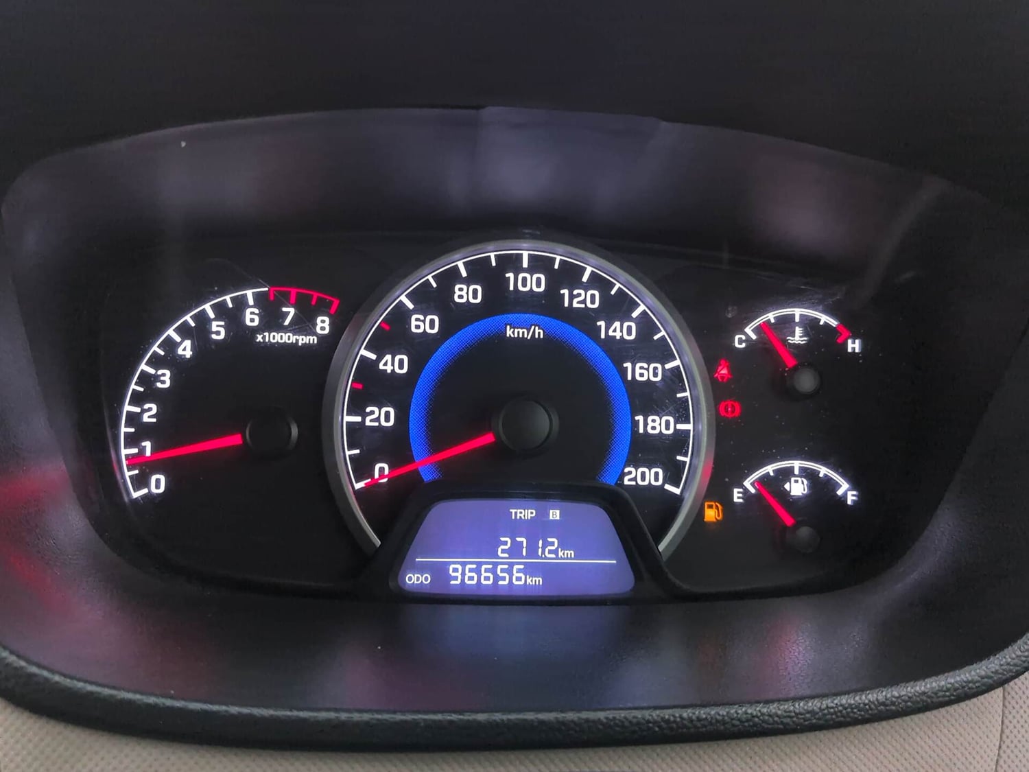 Used 2019 Hyundai Grand i10 Magna 1.2 Kappa VTVT Petrol Manual interior CLUSTERMETER VIEW