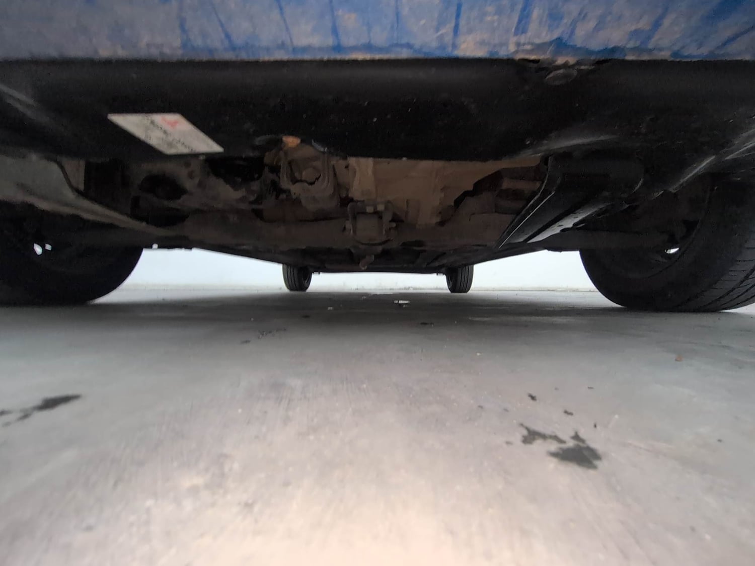 Used 2019 Hyundai Grand i10 Magna 1.2 Kappa VTVT Petrol Manual extra FRONT LEFT UNDERBODY VIEW