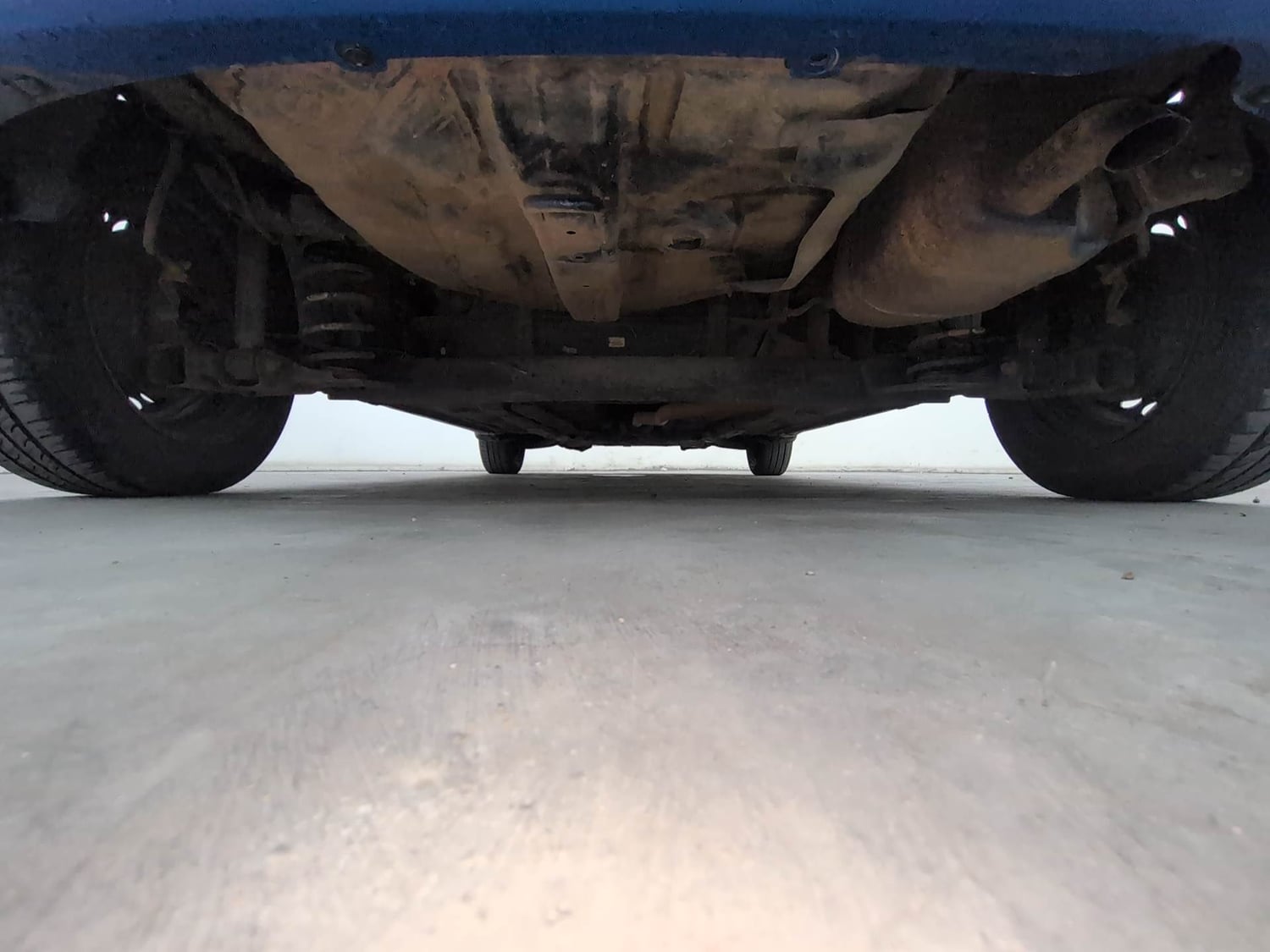 Used 2019 Hyundai Grand i10 Magna 1.2 Kappa VTVT Petrol Manual extra REAR UNDERBODY VIEW (TAKEN FROM REAR)