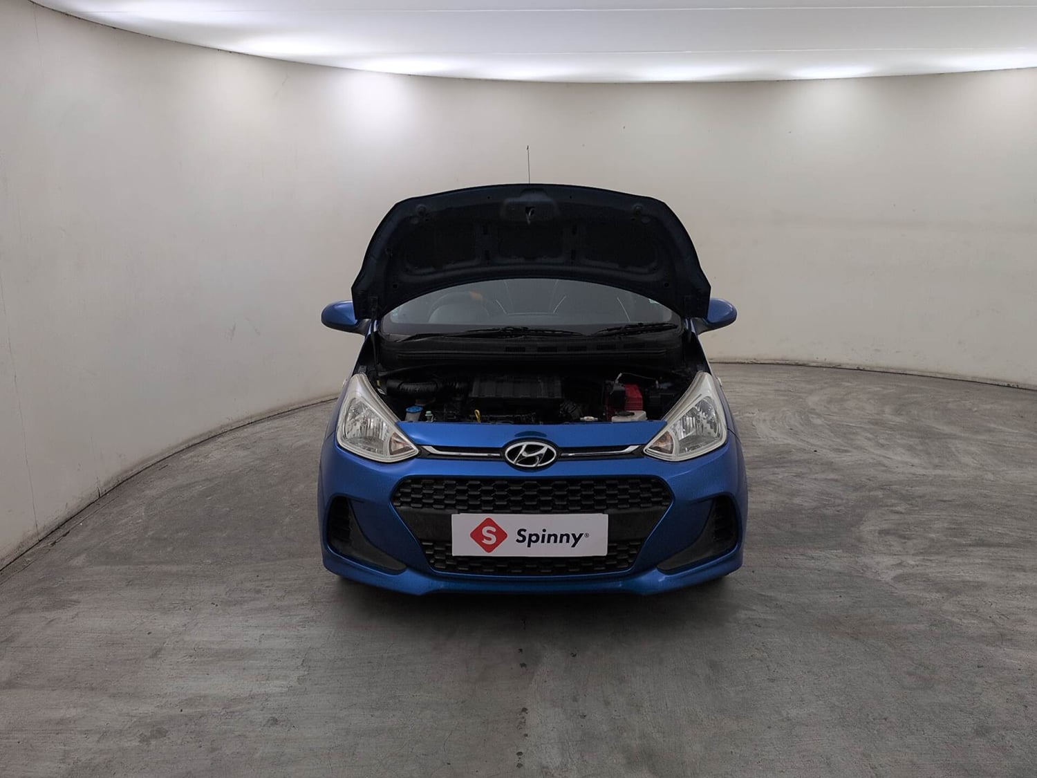 Used 2019 Hyundai Grand i10 Magna 1.2 Kappa VTVT Petrol Manual engine ENGINE & BONNET OPEN FRONT VIEW