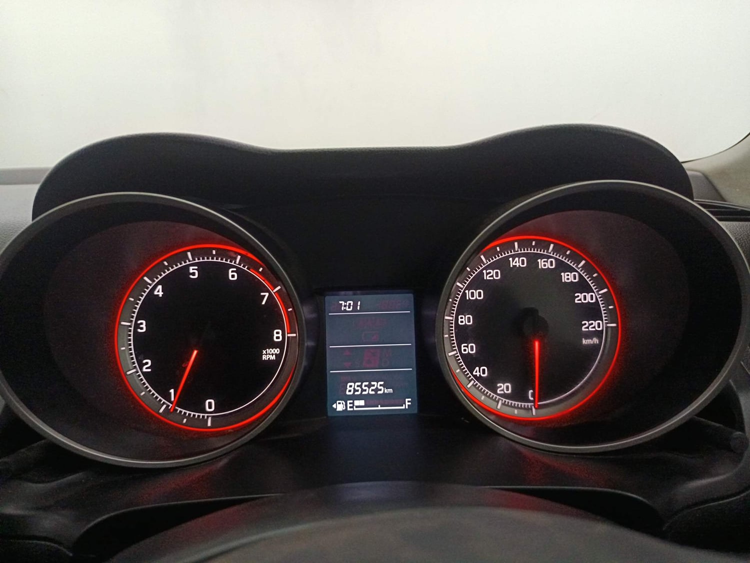 Used 2018 Maruti Suzuki Swift VXi Petrol Manual interior CLUSTERMETER VIEW