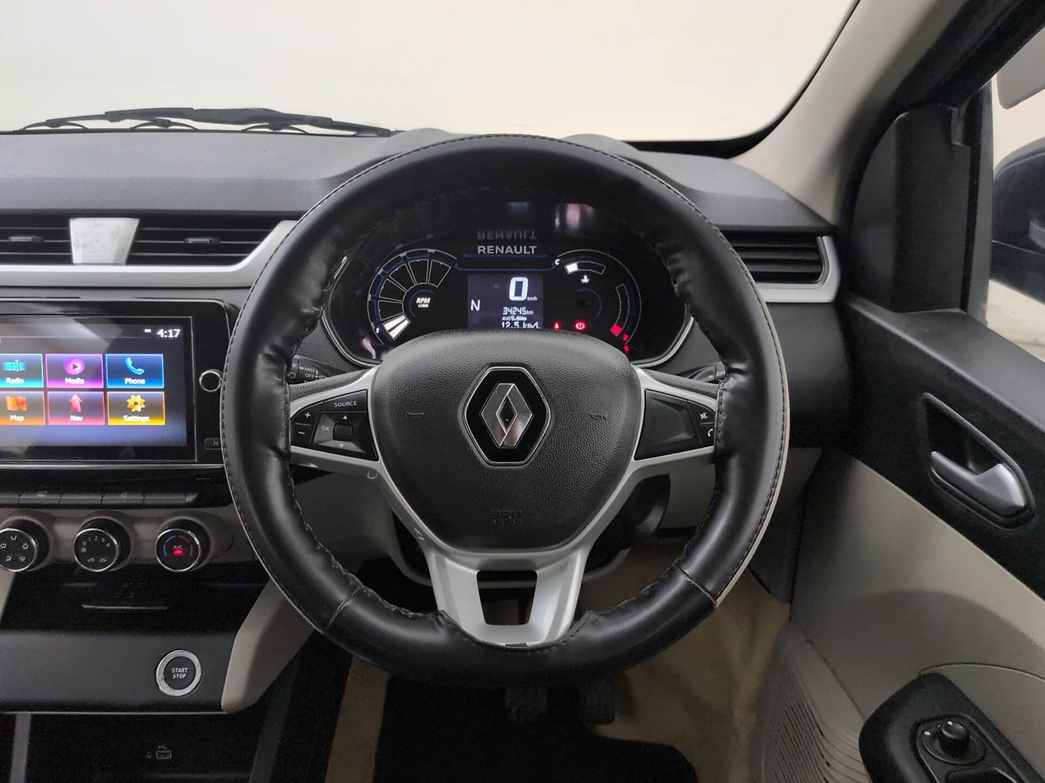 Used 2021 Renault Triber RXZ EASY-R AMT Petrol Automatic interior STEERING VIEW