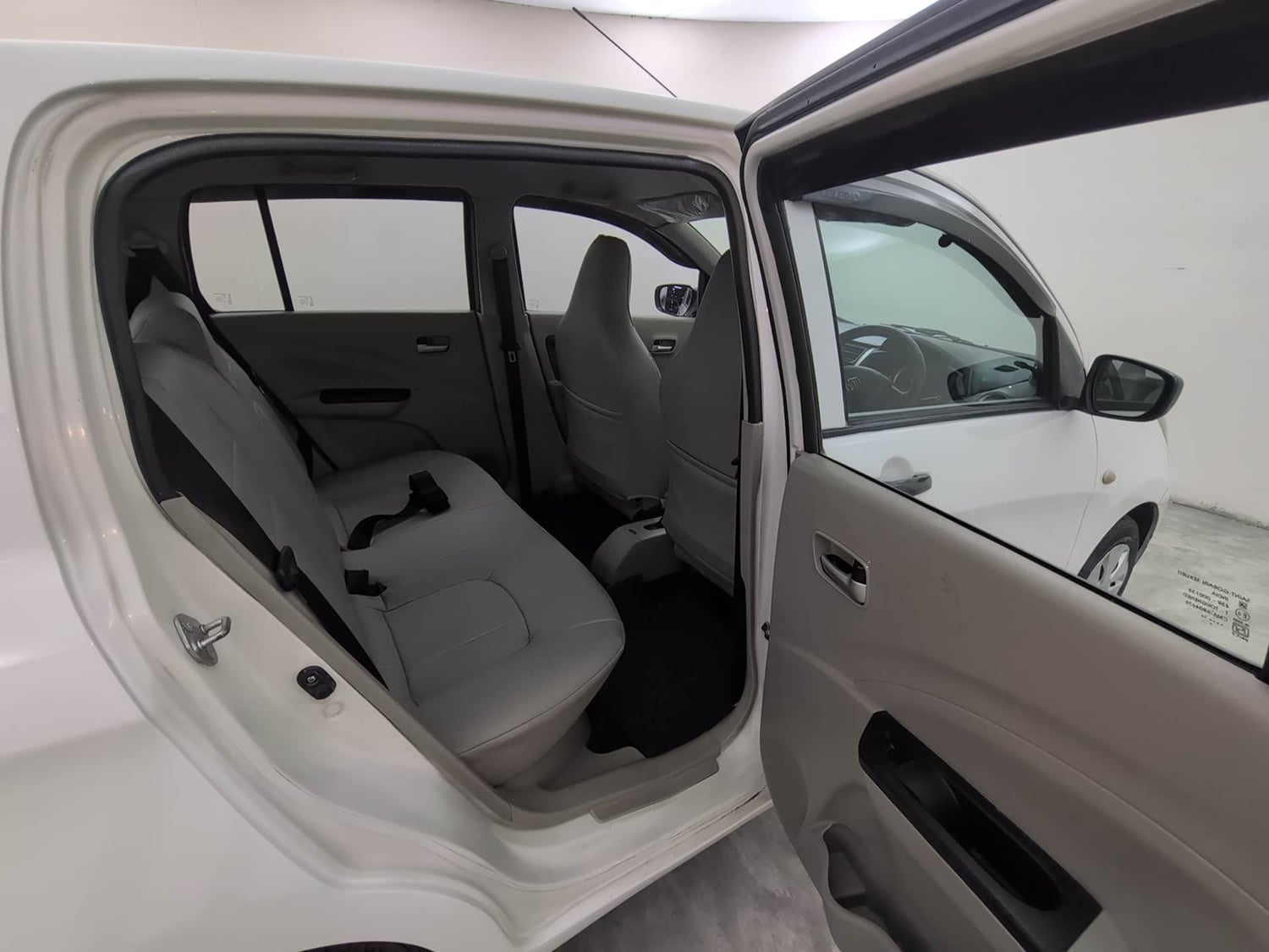 Used 2014 Maruti Suzuki Celerio VXi AMT Petrol Automatic interior RIGHT SIDE REAR DOOR CABIN VIEW