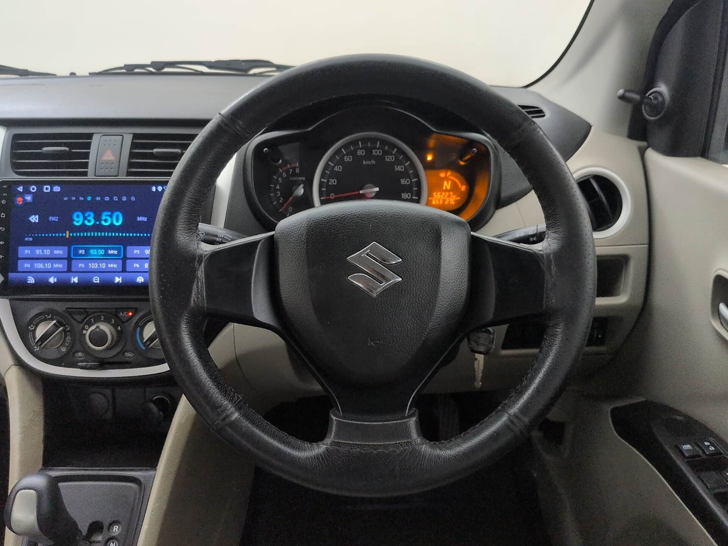 Used 2014 Maruti Suzuki Celerio VXi AMT Petrol Automatic interior STEERING VIEW