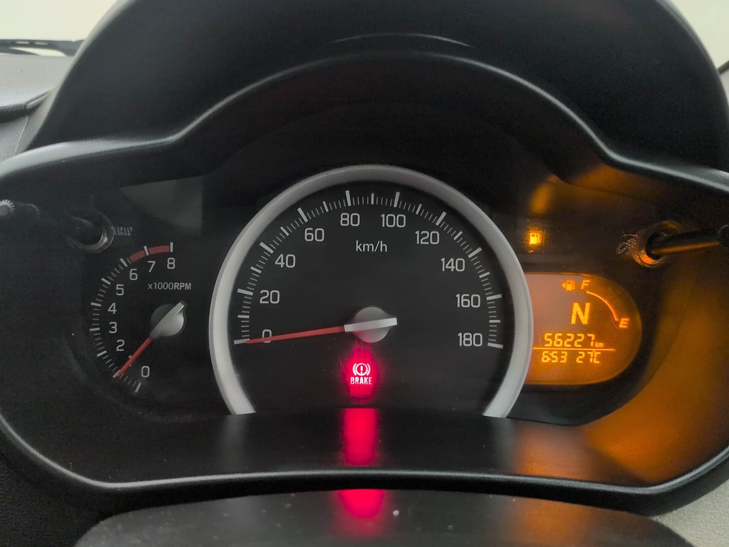 Used 2014 Maruti Suzuki Celerio VXi AMT Petrol Automatic interior CLUSTERMETER VIEW