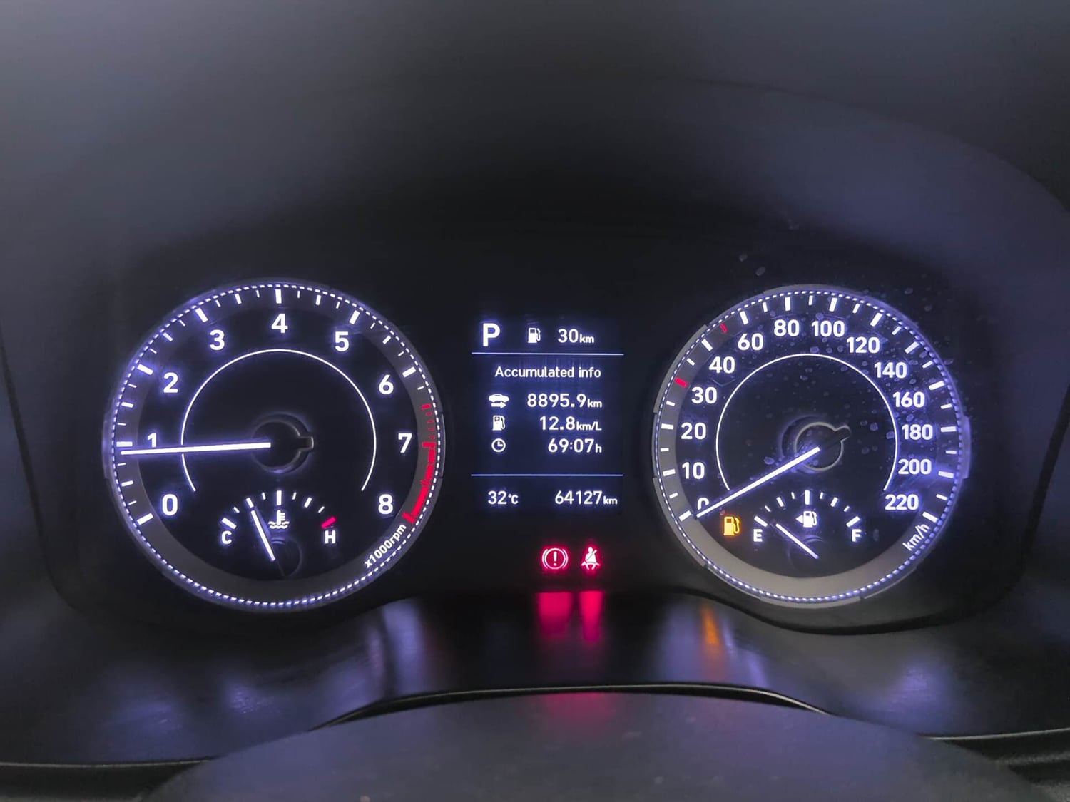 Used 2019 Hyundai Venue SX Plus 1.0 Turbo DCT Petrol Automatic interior CLUSTERMETER VIEW