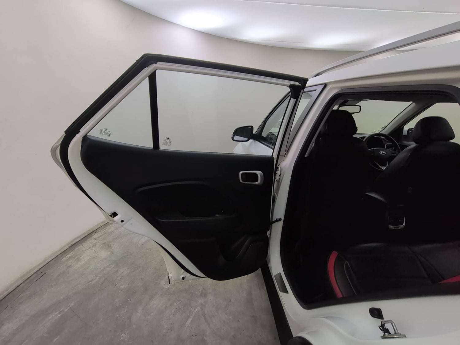 Used 2019 Hyundai Venue SX Plus 1.0 Turbo DCT Petrol Automatic interior LEFT REAR DOOR OPEN VIEW