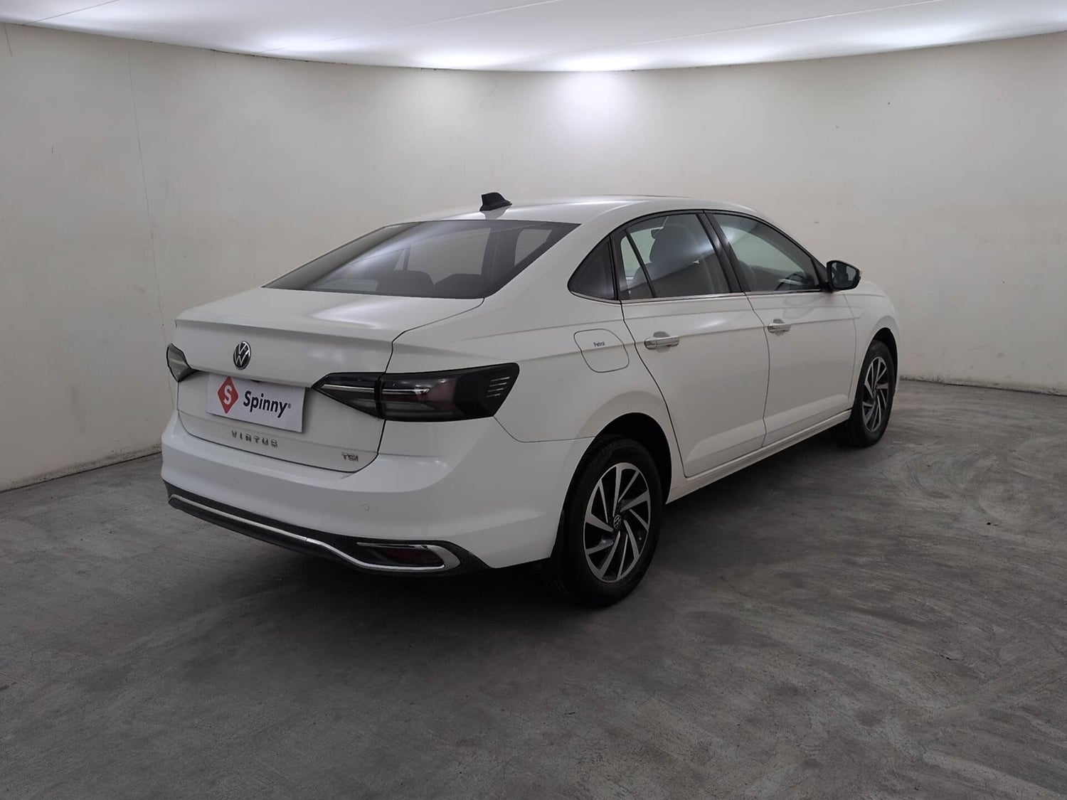 Used 2022 Volkswagen Virtus Topline 1.0 TSI AT Petrol Automatic exterior RIGHT REAR CORNER VIEW