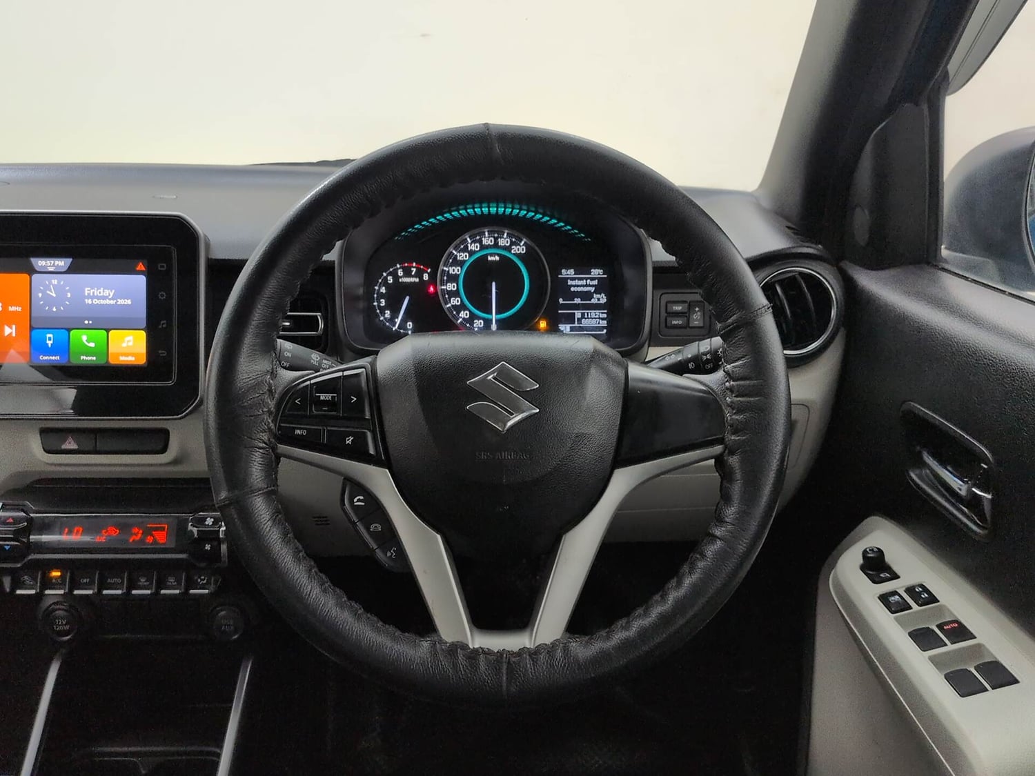 Used 2022 Maruti Suzuki Ignis Alpha 1.2 MT Petrol Manual interior STEERING VIEW