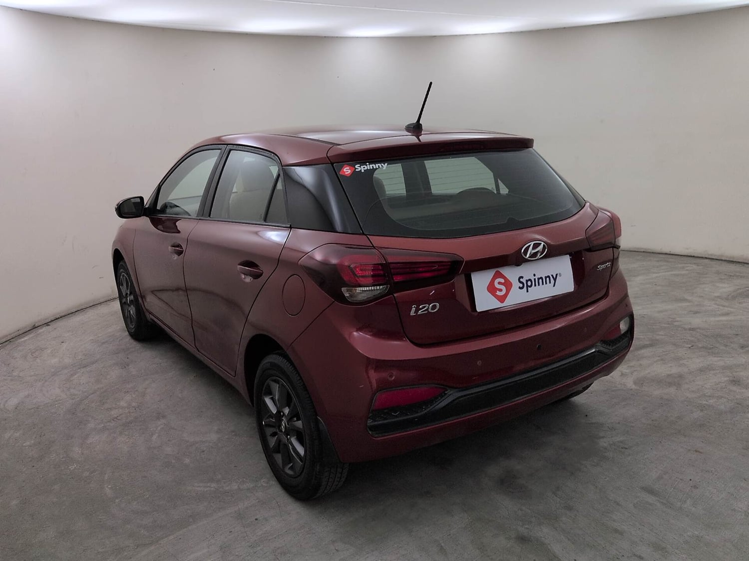 Used 2019 Hyundai Elite i20 Sportz Plus 1.2 CVT Petrol Automatic exterior LEFT REAR CORNER VIEW