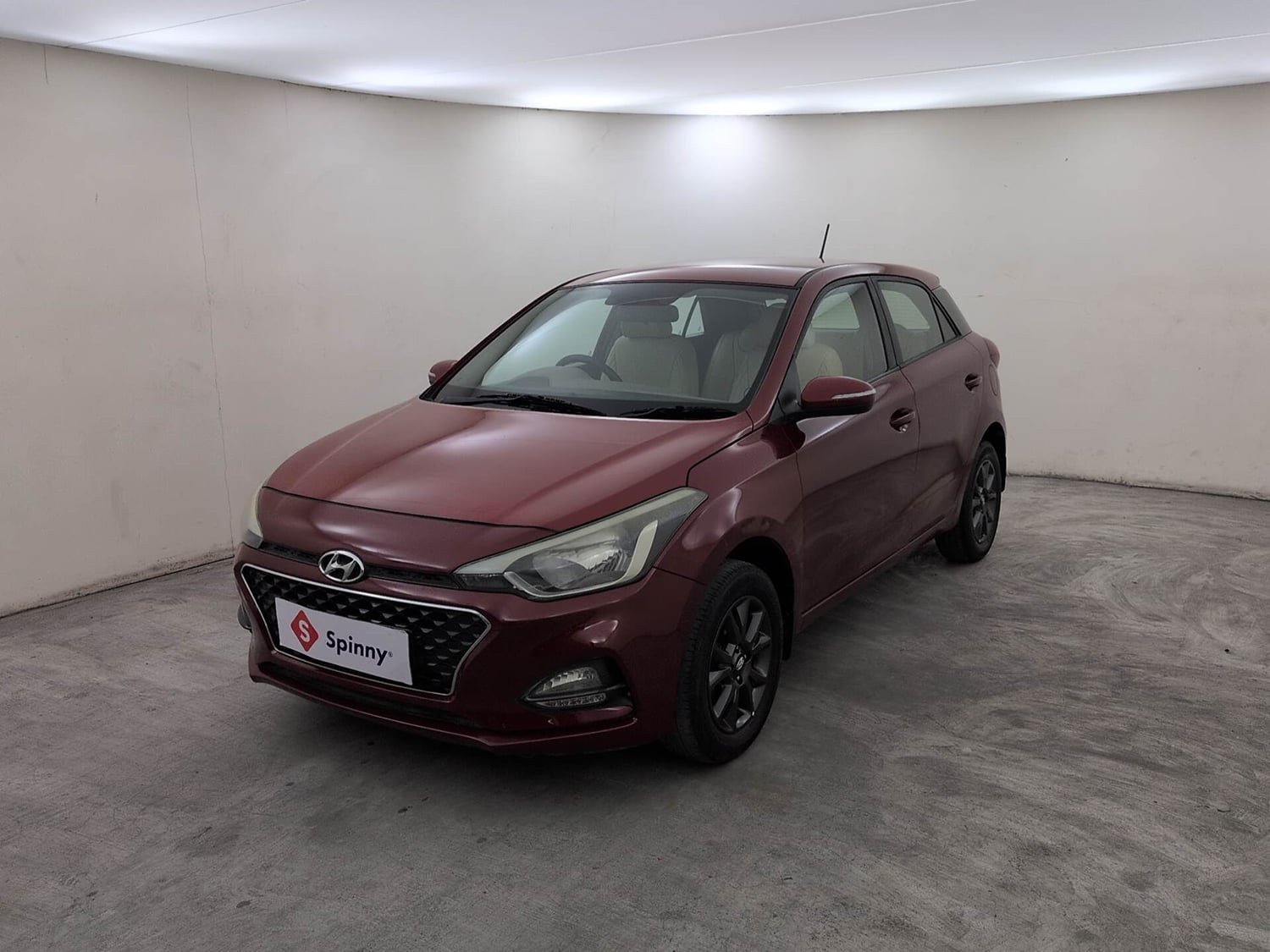 Used 2019 Hyundai Elite i20 Sportz Plus 1.2 CVT Petrol Automatic exterior LEFT FRONT CORNER VIEW