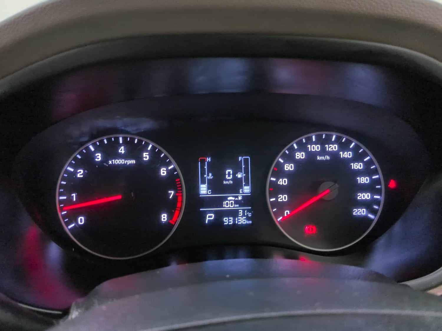 Used 2019 Hyundai Elite i20 Sportz Plus 1.2 CVT Petrol Automatic interior CLUSTERMETER VIEW