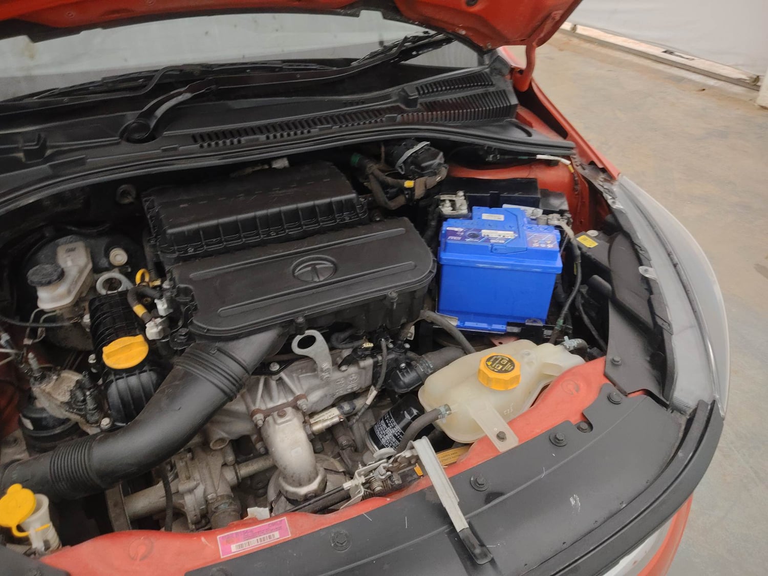Used 2022 Tata Tiago XE Petrol Manual engine ENGINE LEFT SIDE VIEW